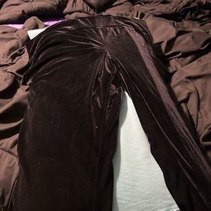Last Chance Donating next week. Lane Bryant Velvet Pants. Size 18/20 black.